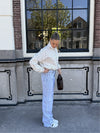 Josie | Mid Waist Jeans | Lichtblauw | Stretch | Tall