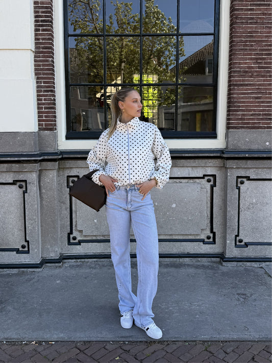 Josie | Mid Waist Jeans | Lichtblauw | Stretch | Tall