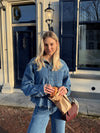 Indy | Co-ord | Denim jacket | Blauw | Stretch | Tall