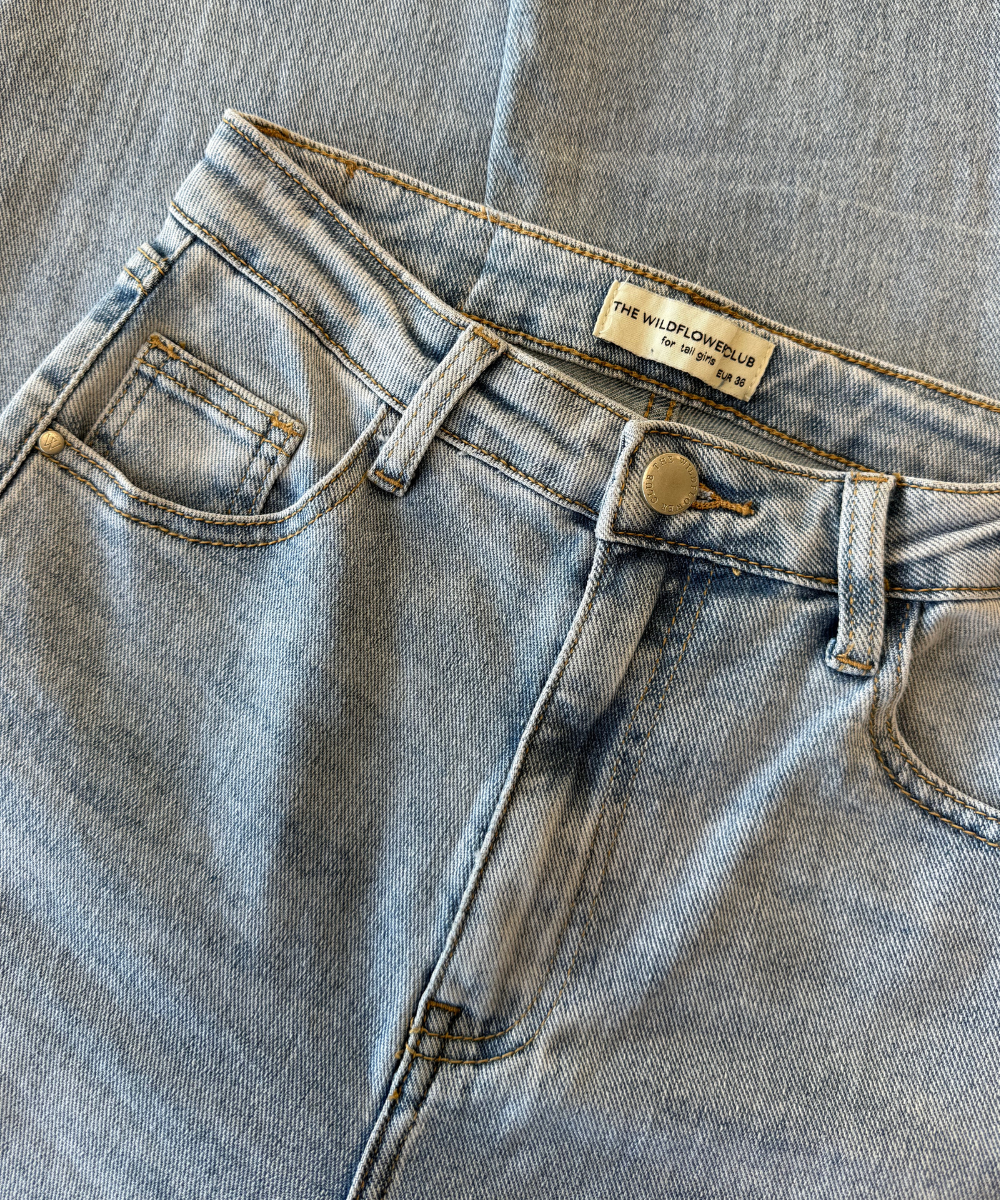 Jamie Straight Leg Jeans | Blue | High waist | Stretch | Tall