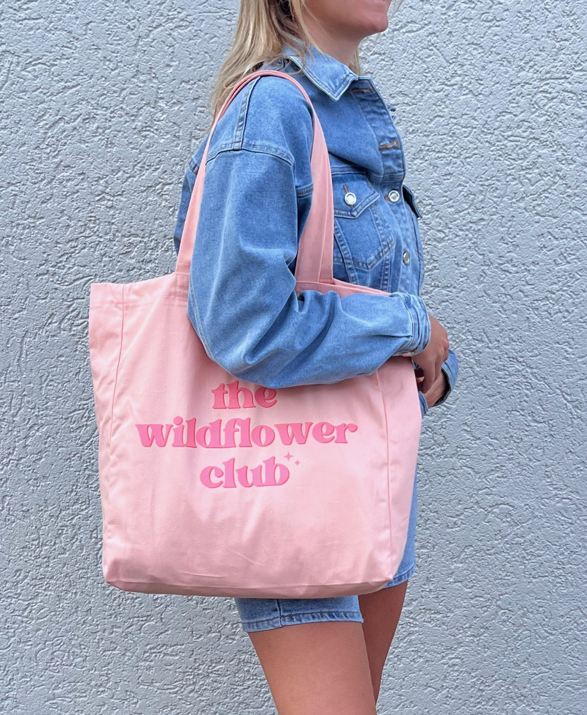 Canvas tas | Roze | The Wildflower Club