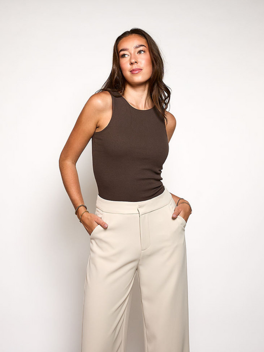 Basic Tank Top Noa | Brown | Tall