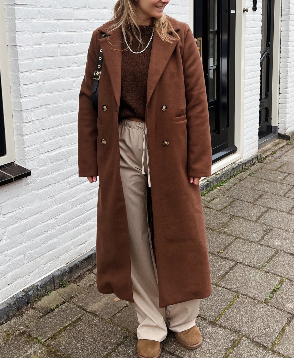 Hailey Coat | Oversized | Brown | Tall