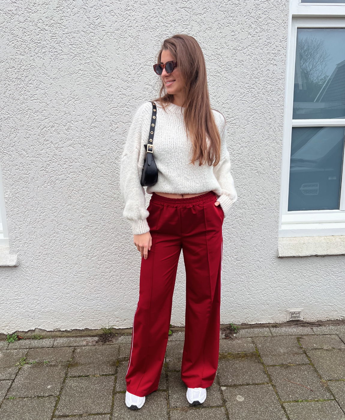 Blake pants met streep | Rood | Tall