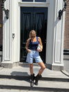 Riva | Denim Short | Lichtblauw | Tall
