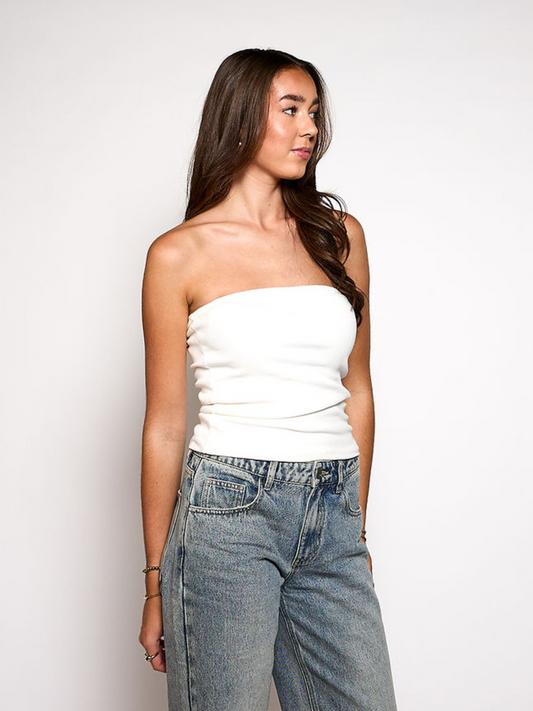 Basic Tube Top Sophia | Cream