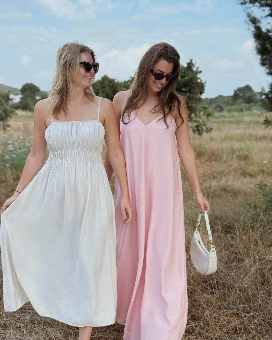 Anna Maxi Dress | Roze | Tall
