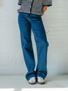 Maddy Wide Leg Jeans | Dark blue | Stretch | Tall