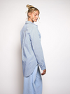 Liv blouse | Tall | Blauw gestreept