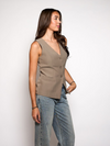 Nova gilet | Taupe | Tall