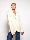 Nova oversized blazer | Cream | Tall
