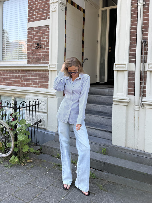 Jenny | Wide Leg Jeans | Stretch | Light blue | Tall