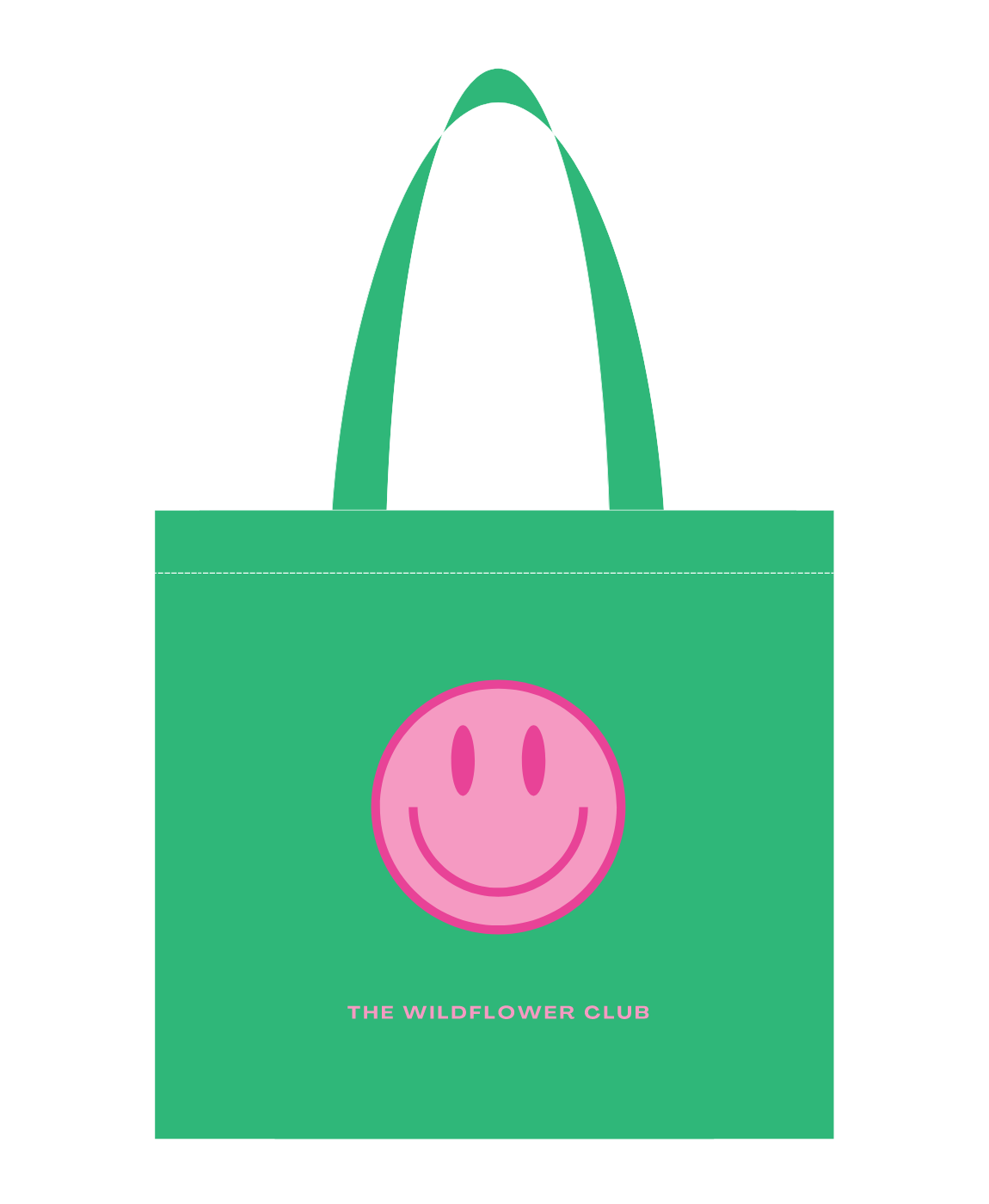 Canvas tas | Groen | The Wildflower Club