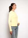 Nala top met knopen | Tall | Geel