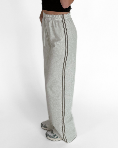 Izzy pants | Grijs met streep | Tall