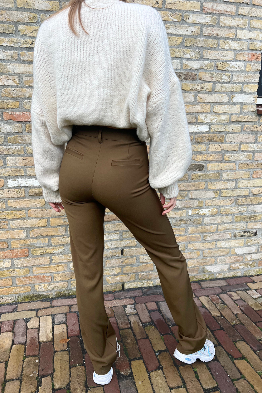 Jula straight leg trousers | Dark Olive | Tall