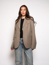 Nova oversized blazer | Taupe | Tall
