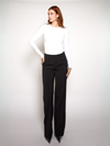 Marley | Wide leg pantalon | Zwart | Tall