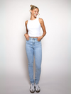 Hazel Skinny Jeans | Blauw | Stretch | Tall