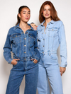 Zoë Denim Jumpsuit | Straight leg | Stretch | Blauw | Tall