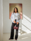 Marley | Wide leg pantalon | Zwart | Tall