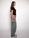 Lexie short sleeve top | Tall | Zwart