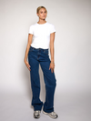 Maddy Wide Leg Jeans | Dark blue | Stretch | Tall