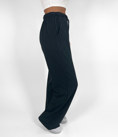 Lize pants Navy Striped | Tall