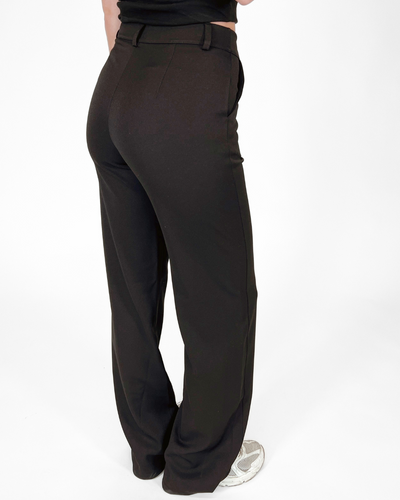 Marley | Wide leg pantalon | Zwart | Tall