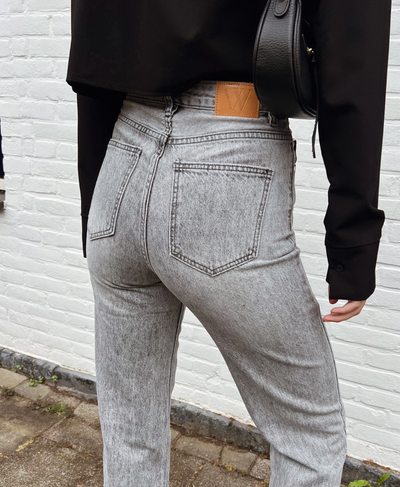 Molly | Wide Leg Jeans | Grey | Tall