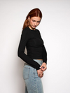 Lexie long sleeve top | Tall | Black