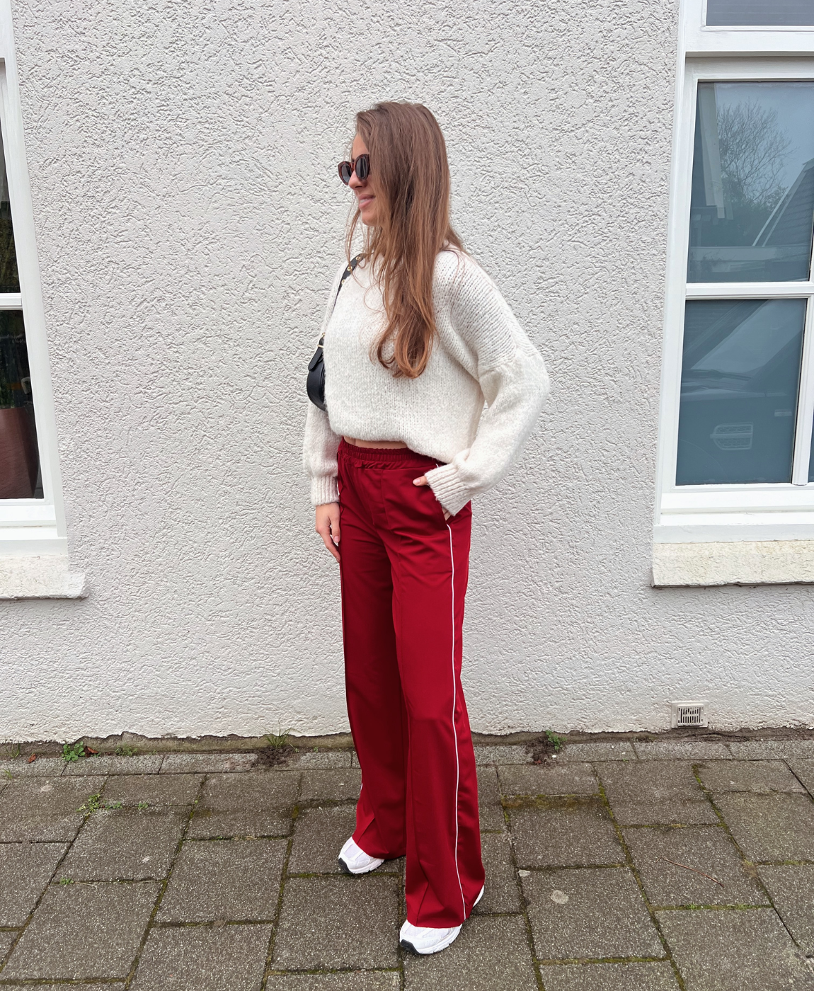 Blake pants met streep | Rood | Tall