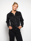 Zoë Denim Jumpsuit | Straight leg | Stretch | Donkergrijs | Tall