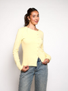 Nala top met knopen | Tall | Geel