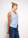Nova gilet | Light blue | Tall