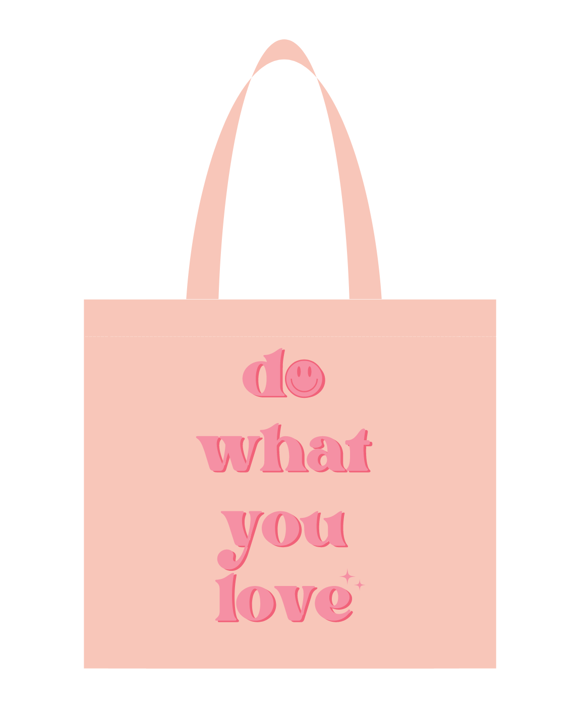 Canvas tas | Roze | The Wildflower Club