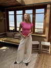 Maryn trousers | Linen | Beige | Tall