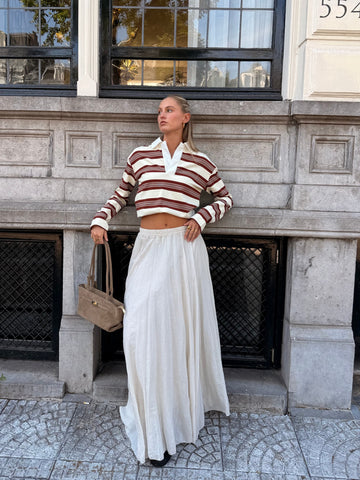 Celine Maxi Skirt | Beige | Tall