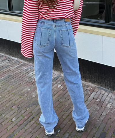 May Wide Leg Jeans | Blue | Tall