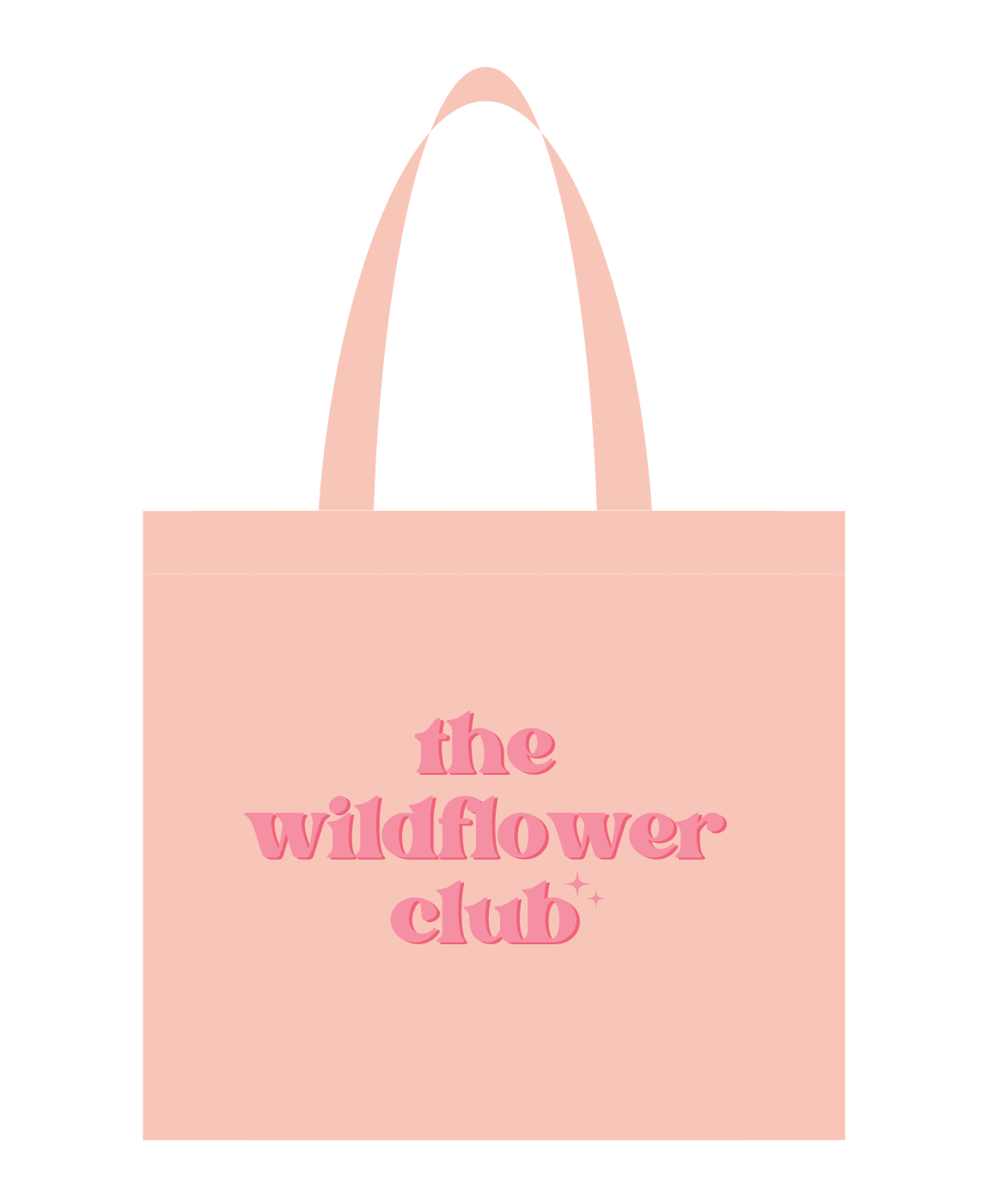 Canvas bag | Pink | The Wildflower Club