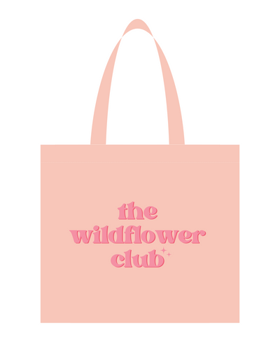 Canvas bag | Pink | The Wildflower Club