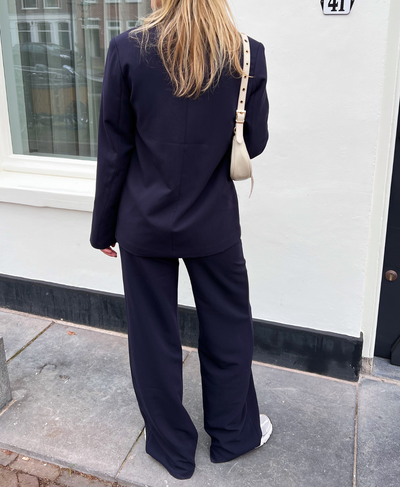 Nova | Wide leg trousers | Navy | Tall