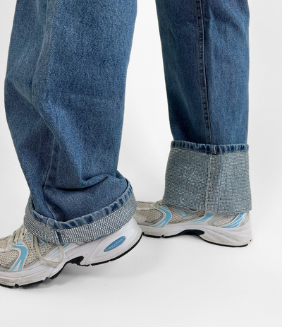Sparkle Wide Leg Jeans | Tall