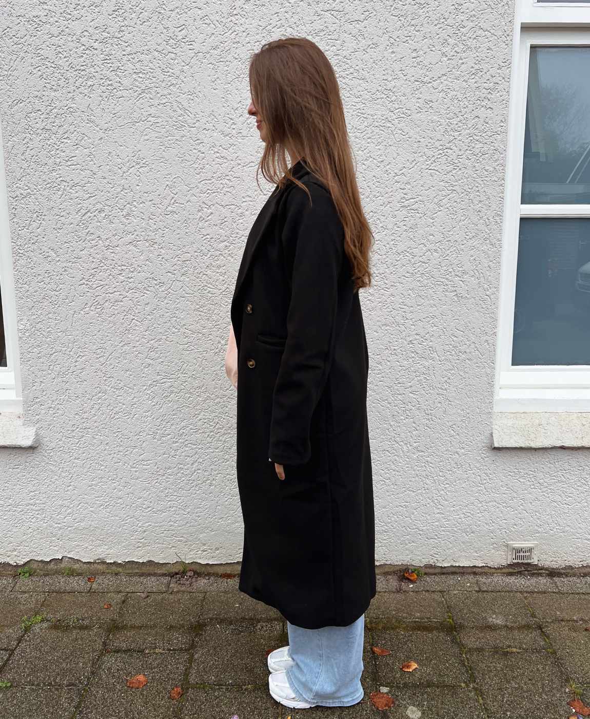 Hailey Coat | Oversized | Black | Tall