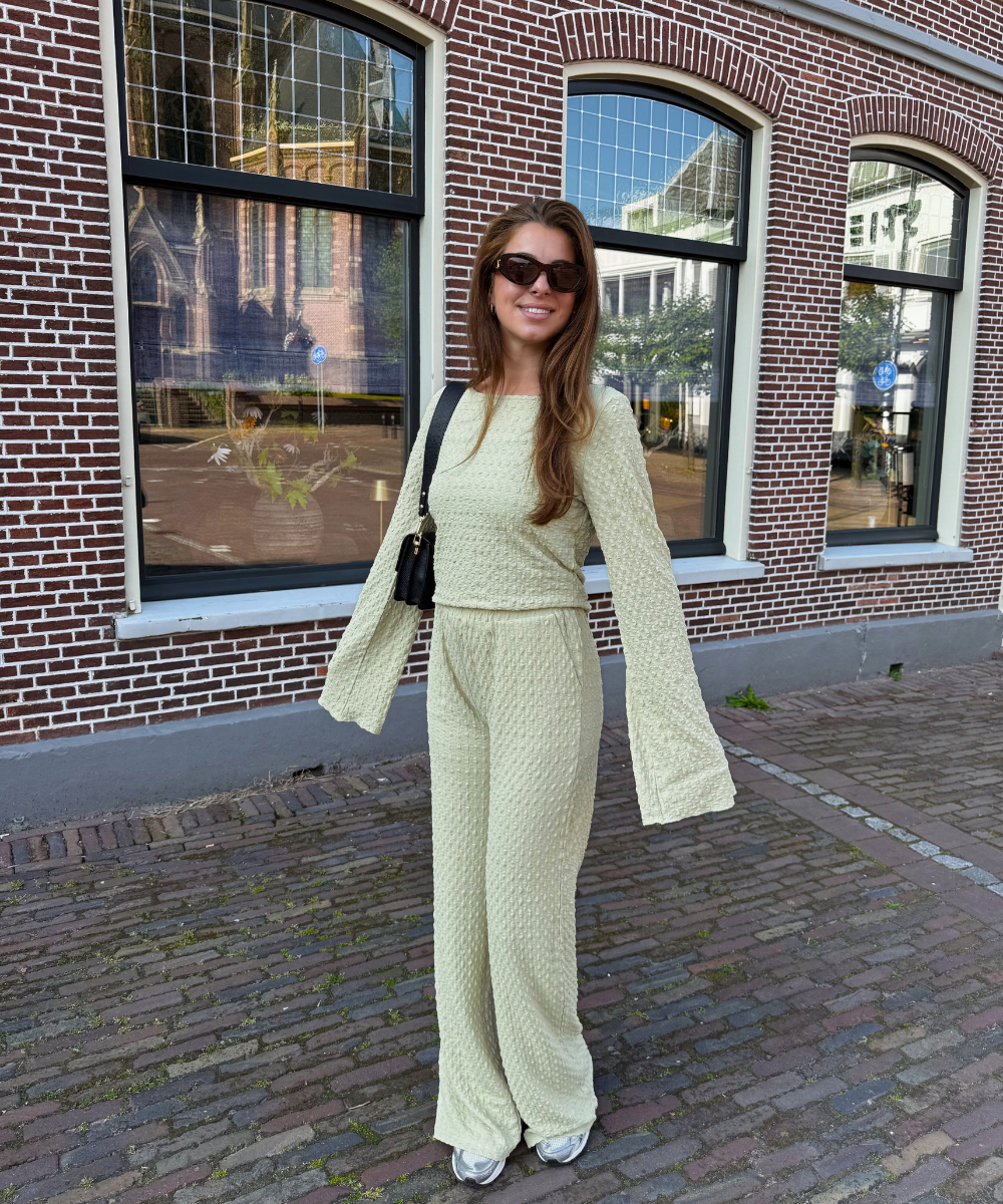 Jolie top | Co-ord set | Tall | Groen