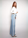 Fay Mid Waist Jeans met strepen| Blauw | Stretch | Tall