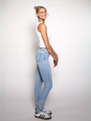 Hazel Skinny Jeans | Blauw | Stretch | Tall