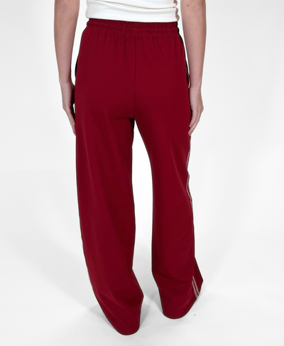 Izzy pants | Bordeaux met streep | Tall