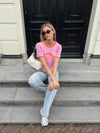 Le Marais top | Pink with orange | Tall