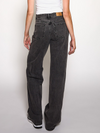 Jade Super Wide Leg Jeans | Mid-waist | Dark grey |